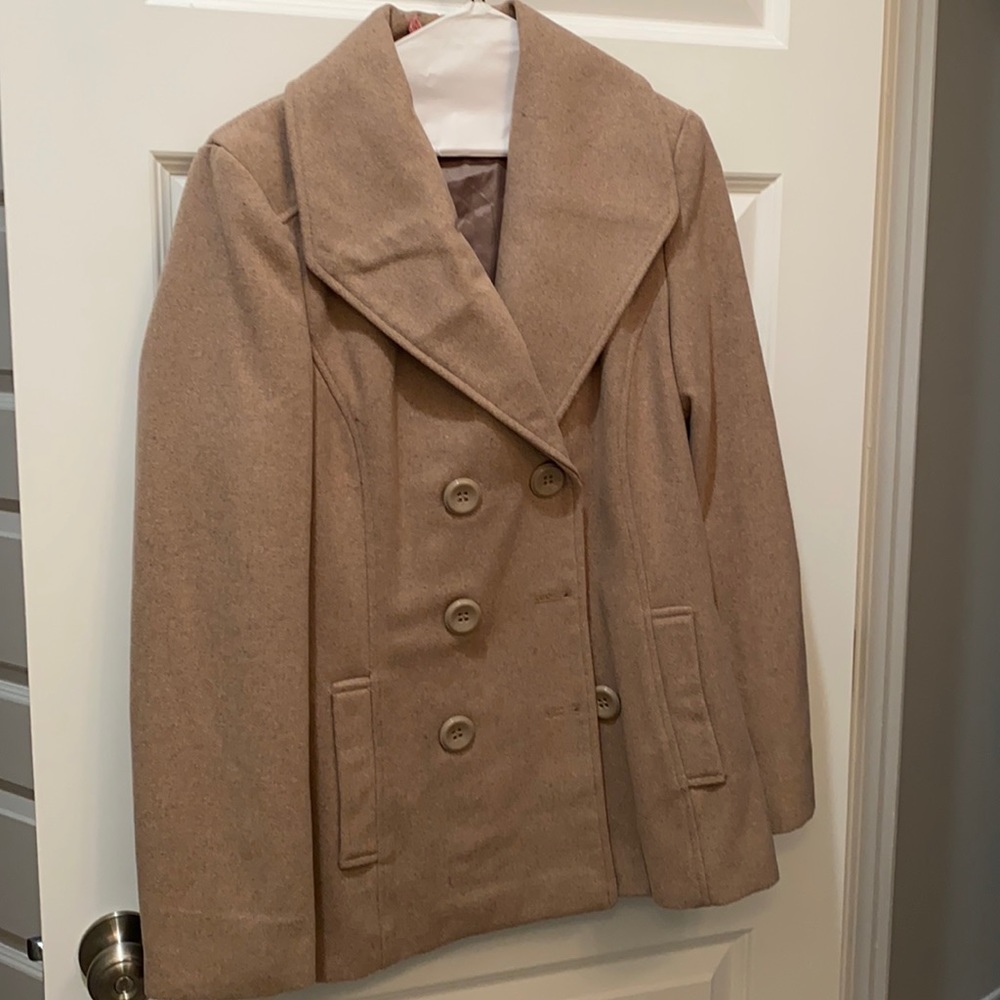 Tan Pea Coat
